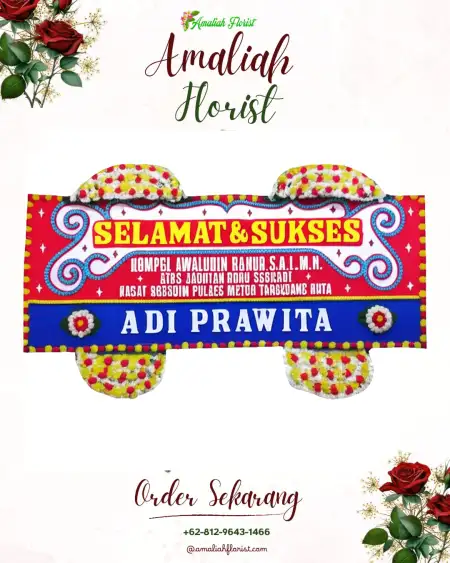 Papan Bunga Ucapan Selamat Mijen